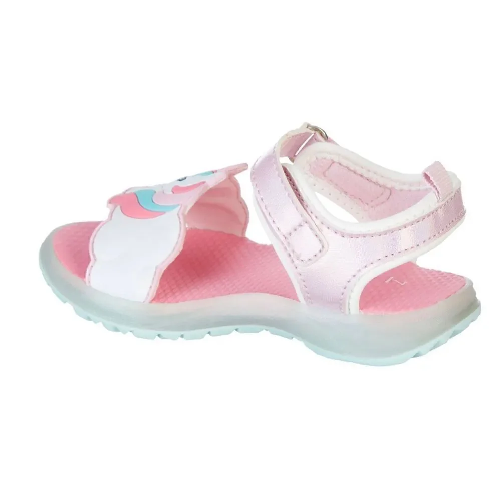 Carters GIRLS SIZE 7T Dreamy Unicorn Light-Up Sole Sandals